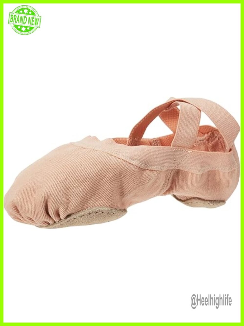 Women's Split Sole Stretch Canvas Ballet Slipper Shoe Dance